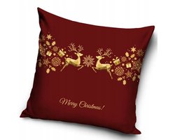 Kerst Kussenhoes Fluweel 40x40 Realistisch Patroon