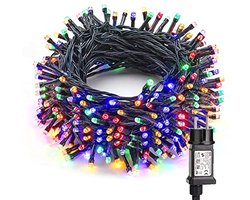 Kerst LED-lampverlichting 20M met 200 Kleurrijke Lichten en 8 Verlichtingsmodi voor Buiten en Binnen