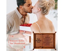 Kerst Nachtkastje Organisator - Lederen Valet Tray - Man Vrouw Vriendje - Sleutelorganisator - Verjaardag Valentijnsdag Cadeau