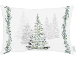 Kerst Sierkussen kerstkussen - kussen met  kerstboom -