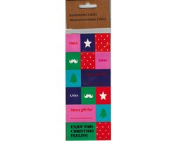 Kerst Stickers - Gekleurd - 2 vellen
