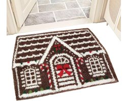 Kerst Vloerkleed - Kerst Deurmat - Antislip Deurmat - Kerst Decoratie - Wintertapijt - Huisdecoratie - Feestdecoratie - 60 x 90 cm