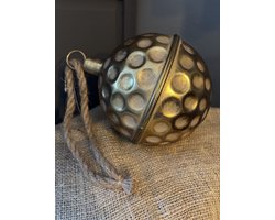 Kerstbal | Kerst ornament | Kerstmis | Feest | Goud | Countryfield | Woonaccessoires | Woonaccessoire | Decoratief | Deco | Decoratie | Sfeer | Winter | Winterse decoratie | Living | Inrichting | Woonkamer | Wonen | Woon accessoires | Accessoire | in