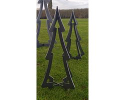 kerstboom cortenstaal 100 cm