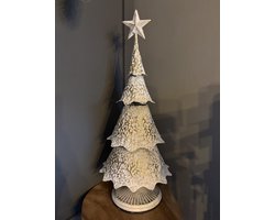 Kerstboom Wit Goud | Feestdagen | Industrieel | Kerstmis | Kerst | Countryfield | Christmas | Winter | Woon | Wonen | Decoratie boom | December | Woonaccessoire | Woonaccessoires | Decoratief | Decoratie | Deco | Landelijk | Interieur | Inrichting