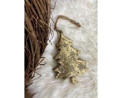 Kerstboomhanger Goud | Kerstboompje | Kerst | Kerstmis | Kerstornament | Ornament | Woon | Woonaccessoires | Wonen | Woonaccessoire | Kerstboomversiering | Versiering | Interieur | Landelijk | Industrieel | Inrichting | December | Winter | Kerstboom