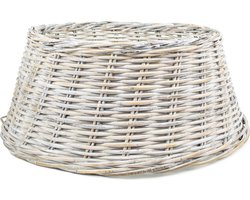 Kerstboomhuls rotan white wash