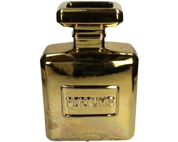 Kersten - Vaas parfum fles - Goud - 20x9x30cm