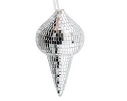 kersthangerDiscobal / Disco ijs - ZILVER - Cool - Kerst ornament - Beeld - Kerst - Kerstmis - Kerstmis - December - Winter - Zomer - Decoratie - Deco - Decoratief - Sfeer - Interieur - Wonen - Woonaccessoires - Woonaccessoire - Inrichting - Living
