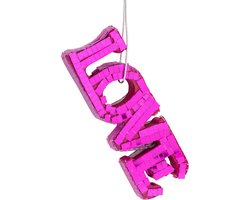 kersthangerDiscobal / Disco LOVE Fuchsia - Zomer - Cool - Kerst ornament - Beeld - Kerst - Kerstmis - Kerstmis - December - Winter - Decoratie - Deco - Decoratief - Sfeer - Interieur - Wonen - Woonaccessoires - Woonaccessoire - Inrichting - Living