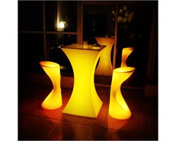 Kerstlicht - kerstverlichting -kerst cadeau - LED stoel - feest stoel-Hoge kruk - Verlichte kruk- hogestoel- Barkruk-met afstandbediening-lux cadeau-Barstoel-Hoge barstoel-kerstlicht-kerstlamp