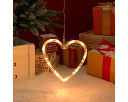 Kerstraamverlichting, 2-pack, LED-zuignapverlichting voor kerstversiering, raamnachtlampjes, verlichte kerstverlichting, kan worden opgehangen, geschikt voor binnen- en buitengebruik, decoratief - stijl 8