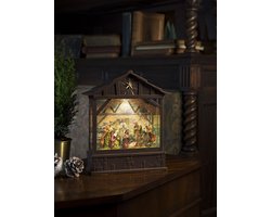 Kerststal verlichting - Kerststal met scene - met timer