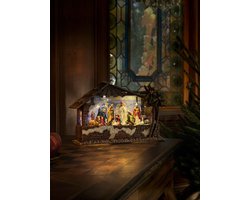 Kerststal verlichting - Kerststal met scene - met timer