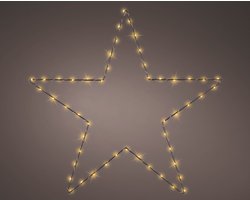Kerstverlichting LED Ster met 50 lampjes - 58 cm - Kerst
