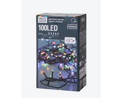 Kerstverlichting Multicolor 100 LED’s – 7 meter snoer + 3 meter aansluitkabel – Binnen & Buiten – IP44 – 8 Verlichtingsmodi