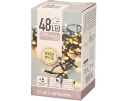 Kerstverlichting op batterijen - 48 LEDs - 3.5 meter - Warm Wit Licht