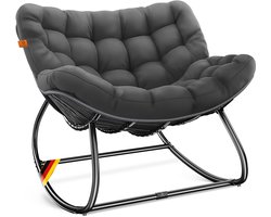 KESSER® Schommelstoel voor binnen en Buiten - Relaxfauteuil Weerbestendig