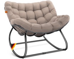 KESSER® Schommelstoel voor binnen en Buiten - Relaxfauteuil Weerbestendig