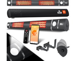 KESSER® Terrasverwarmer Infrarood Heater Elektrische Verwarming met Afstandsbediening, APP en Beschermhoes