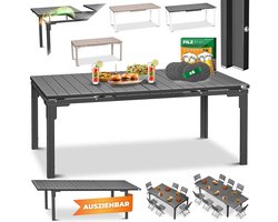 KESSER® Uittrekbare Tuin- en Eettafel 180/240x90cm voor 8 Personen