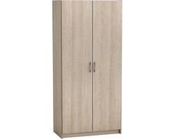 Kesta - Multifonct Kledingkast - Bruin/Wit
