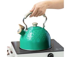 Ketel 2,5L RVS Fluitketel voor inductie en gasfornuis Houtfornuis