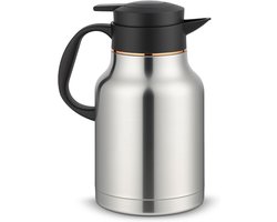 ketel-waterflessen-thermoskan-thermosbeker-thermosflessen-thermoskan-1.8-liter-koffiekan-Voor Koffie, Thee , Soep - Zilver