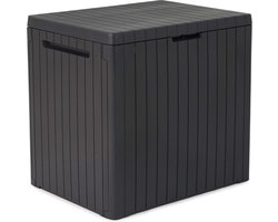Keter City Opbergbox - 113L - 57.8x44x54.8 cm - Antraciet