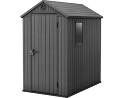 Keter Darwin 46 Tuinhuis - 125,8x184,5x205cm - Grijs