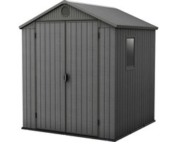 Keter Darwin 66 Tuinhuis - 190x183x221 cm - Grijs