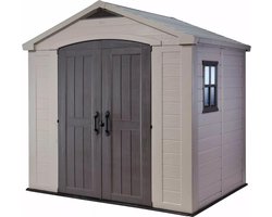 Keter Factor 8x6 Tuinhuis - 256,5x182x243cm– Taupe/Beige