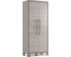 Keter Gulliver Hoge Kast - 8 halve planken - 80x44x182cm – Zand/Beige