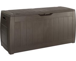 Keter HOLLYWOOD - Kussenbox - voor buiten - 270L - bruin