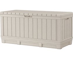 Keter Kentwood Opbergbox - 350L - 128x53.6x59 cm - Beige