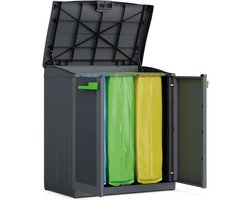 Keter Kunststof Kast Moby Recycling System - 55x90x100cm - Antraciet