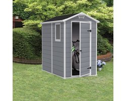 Keter Manor 46 Tuinhuis - 130x192x198cm - Grijs