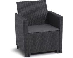 Keter Marie Essential Loungestoel - 65x63x74cm - Antraciet