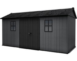 Keter Newton 1575 Tuinhuis - 230x476x246cm - Grijs