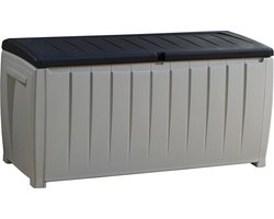 Keter Novel Opbergbox - 340L - 124x55x62.5cm - Grijs