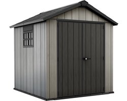 Keter Oakland 757 Tuinhuis - 229x224x242cm – Grijs