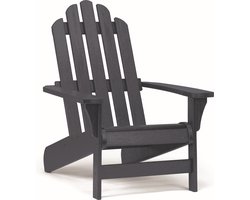 Keter Ozark Adirondack Premium Tuinstoel - 88,9x71,76x93,35cm - Gerecycled Hoogwaardig HDPE kunststof - Grijs