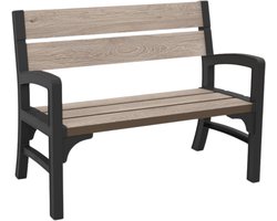 Keter Porto Tuinbank - 63x120x88cm - Ashwood Bruin