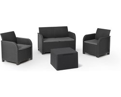 Keter rosalie loungeset grafiet