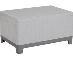 Keter Scandi Linea Opbergtafel - Lichtgrijs