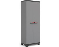 Keter Stilo Hoge Kast - 3  Planken - 68x39x173 cm - Donkergrijs/Zwart