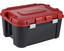 Keter Totem Opbergbox - 60 L - Zwart/Rood