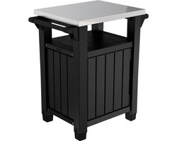 Keter Unity Classic BBQ tafel - 76,4x52x90cm - 93L - Grafiet