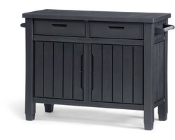 Keter Unity XL Barbecuetafel met lades - 207L - 134x51,7x89,6cm - Antraciet