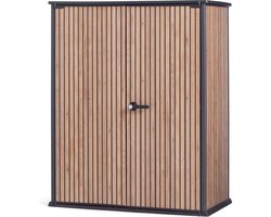 Keter Venetian Opbergkast - 140x73.6x170.4cm - Bruin